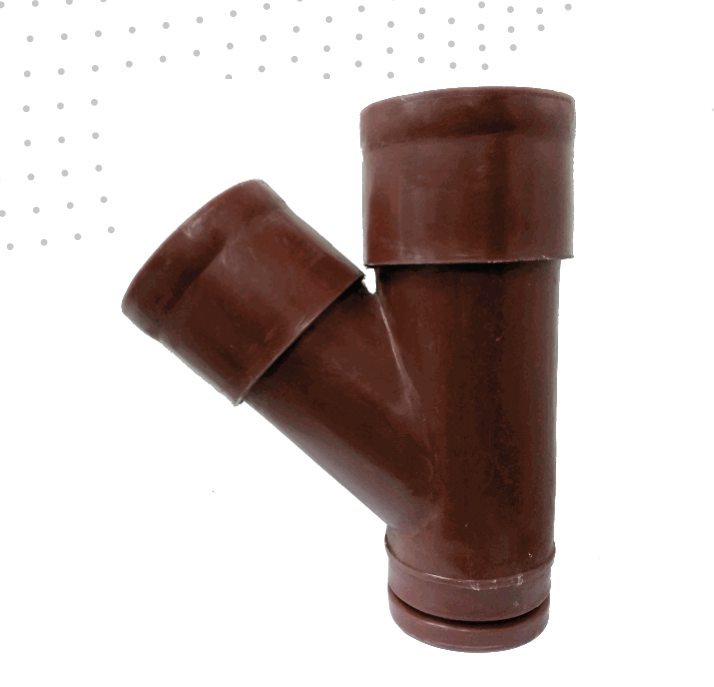 Тройник ПЭ на 45°