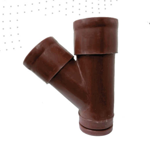 Тройник ПЭ на 45°